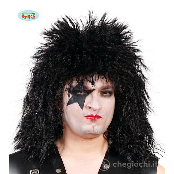 Parrucca Nera Punk Rock Star (4799)