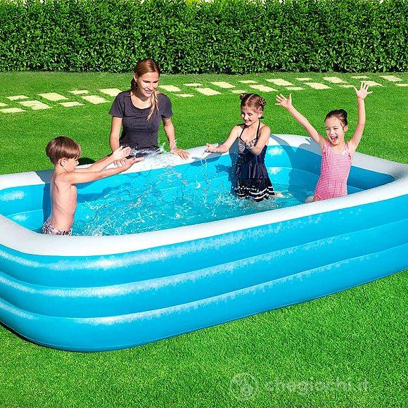 Piscina Family Rettangolare A 3 Anelli cm. 305x183x56
