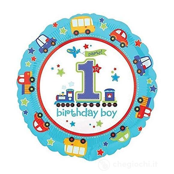 Palloncino Mylar 1 Compleanno Bimbo