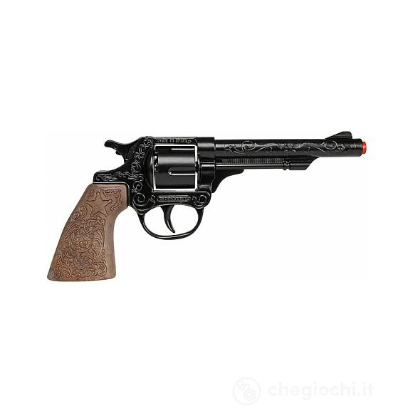 Pistola Cowboy 8 Colpi 22cm Nera (80/6)