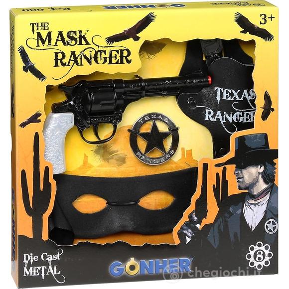 Set The Mask Ranger Pistola Maschera Fondina