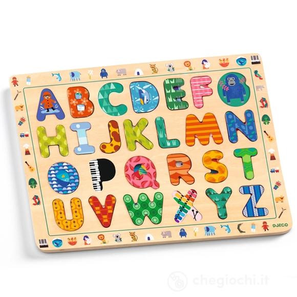 Abc International – Puzzle In Legno Lettere Dell’alfabeto (DJ01808)