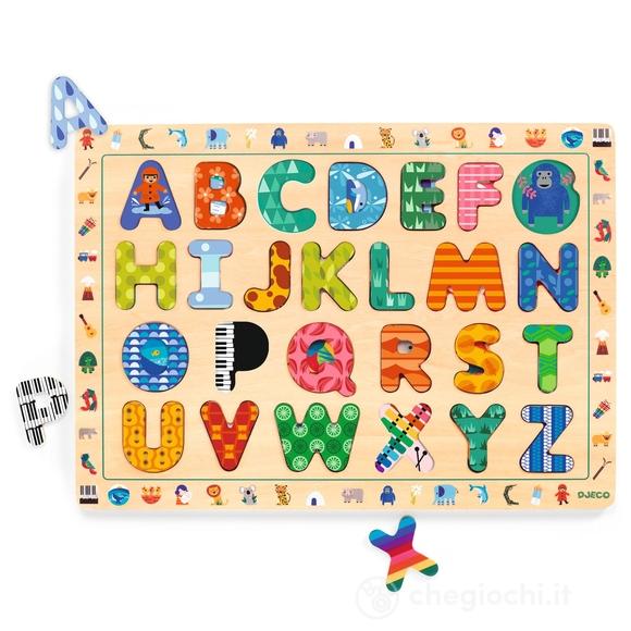 Abc International – Puzzle In Legno Lettere Dell’alfabeto (DJ01808)