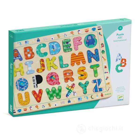 Abc International – Puzzle In Legno Lettere Dell’alfabeto (DJ01808)