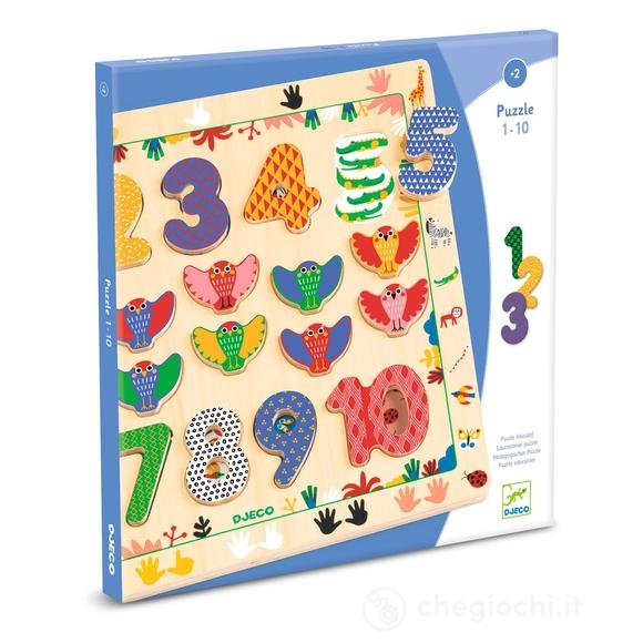 Puzzle In Legno Numeri Ad Incastro (DJ01809)