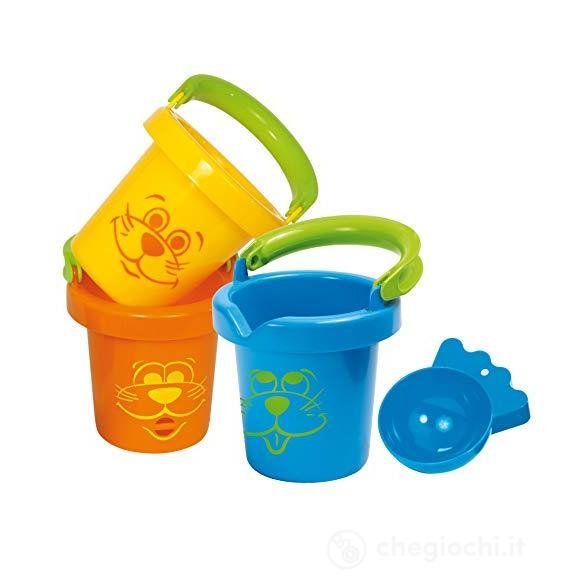 Set Secchiello In Rete D.7,5cm 3pez