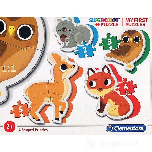 Animali Del Bosco My First Puzzle 3 - 6 - 9 - 12 Pezzi (20814)