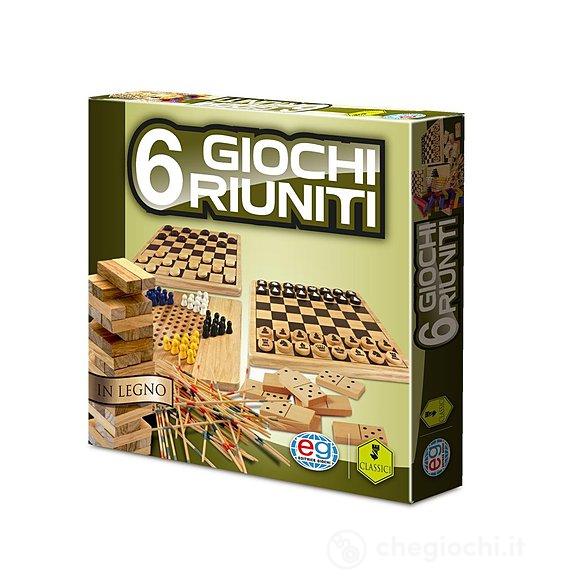 6 Giochi riuniti in Legno (98377)