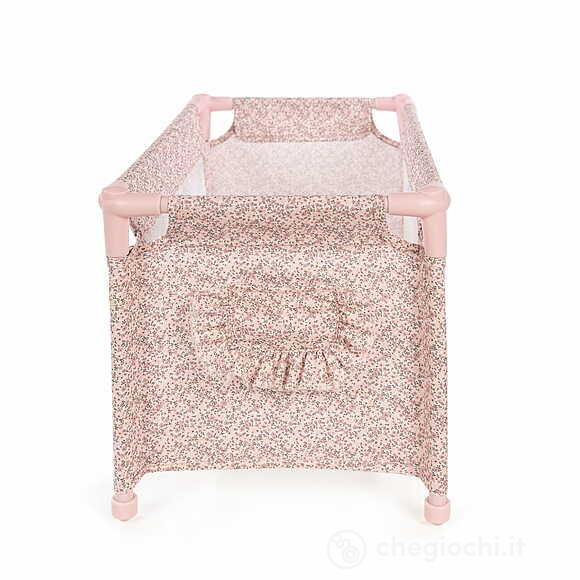 Lettino Da Viaggio Lili Fiori Rosa (75817)