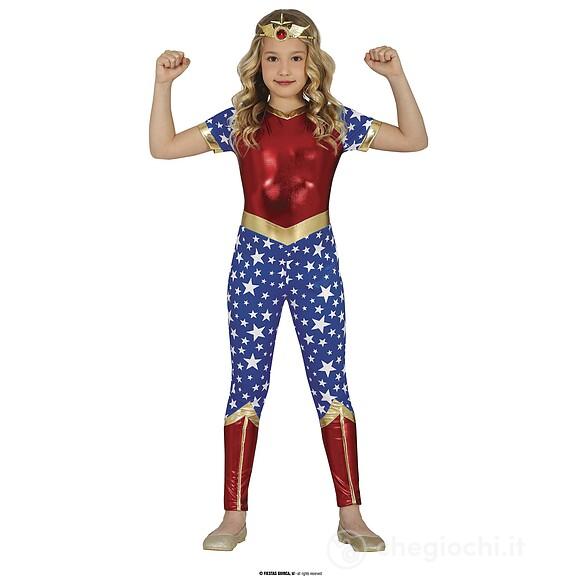Costume Da Eorina Con Stelle Bambina Taglia 7-9 Anni (77819)