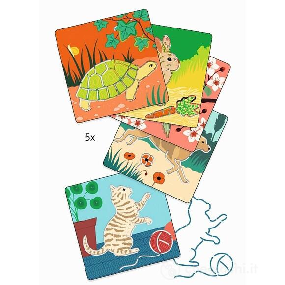 Teneri compagni animali - Small gifts for older ones - Stencils (DJ08820)