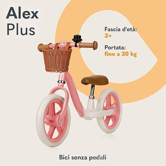 Balance Bike - Bici Senza Pedali - Alex Plus Rosa (708203)