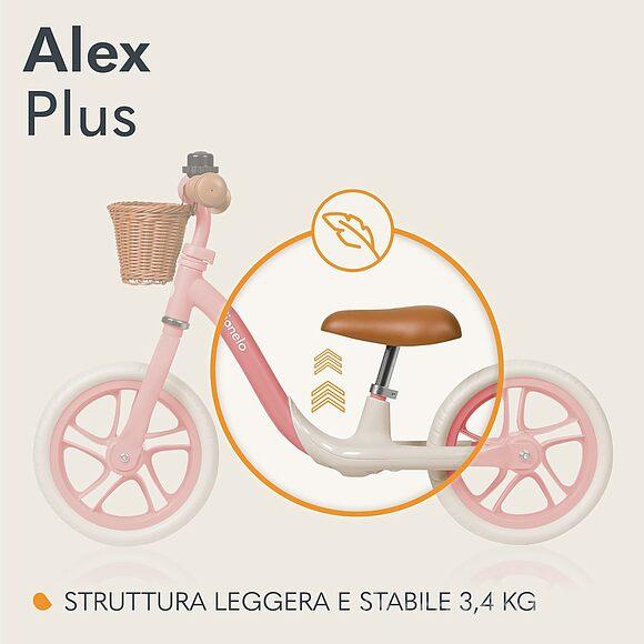 Balance Bike - Bici Senza Pedali - Alex Plus Rosa (708203)
