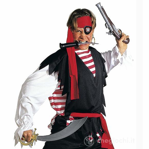 Sciabola pirata con benda per occhio 47 cm (3082)