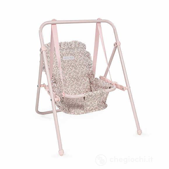 Altalena Per Bambole Lili Fiori Rosa (75821)