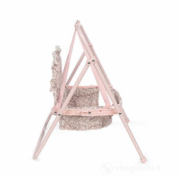 Altalena Per Bambole Lili Fiori Rosa (75821)