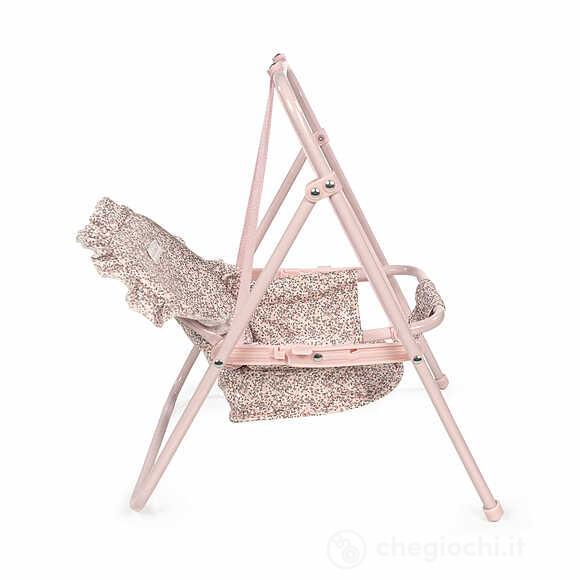 Altalena Per Bambole Lili Fiori Rosa (75821)