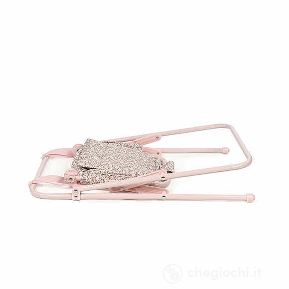Altalena Per Bambole Lili Fiori Rosa (75821)