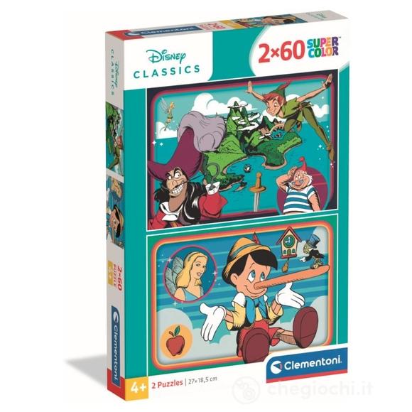 Puzzle 2x60 pz – Disney Classic (24823)