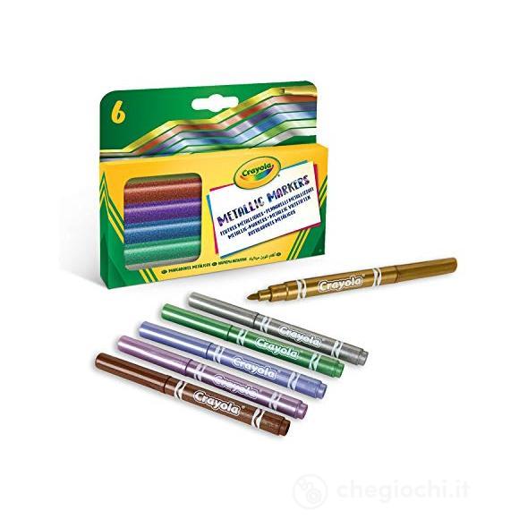 Pennarelli Metallizzati 6 Pz 58-8828