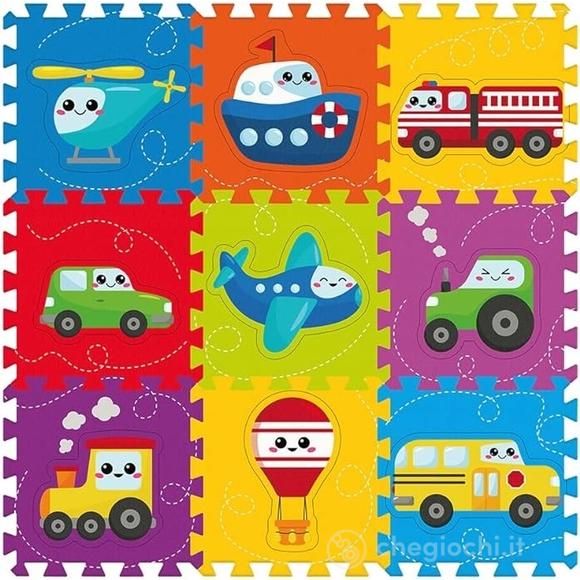 Tappeto Componibile Mezzi Di Trasporto (9 pz) (705000046)