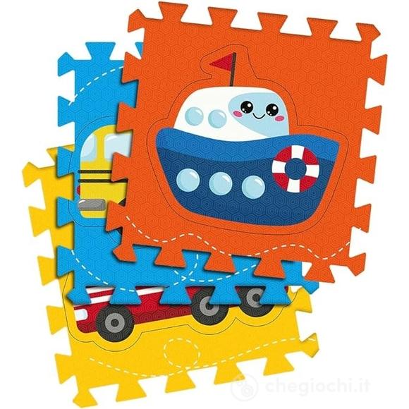 Tappeto Componibile Mezzi Di Trasporto (9 pz) (705000046)