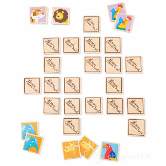 Memory Legno Animali