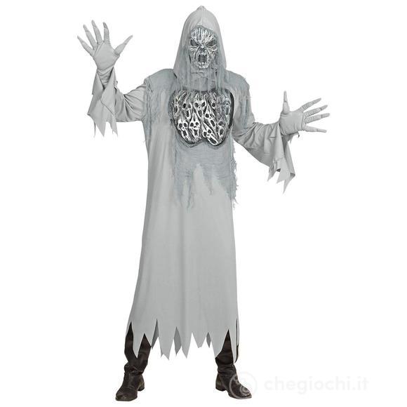 Fantasma Ululante (Tunica Con Cappuccio, Guanti, Maschera) S