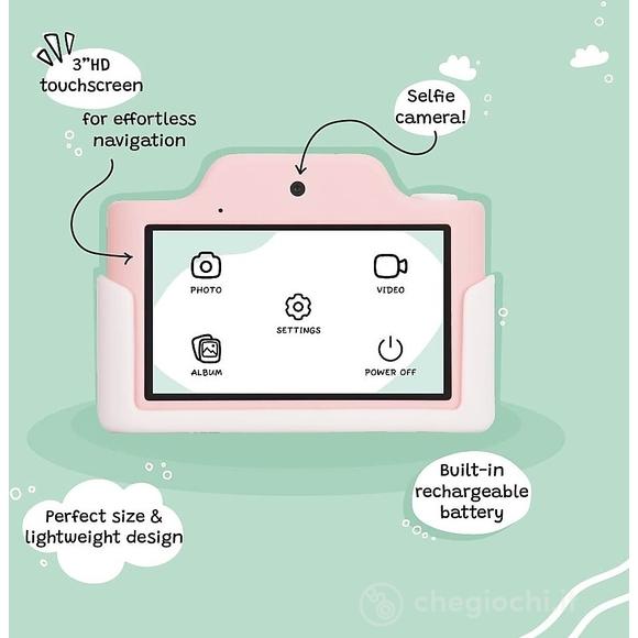 Fotocamera Digitale Touchscreen Kiimento - Meowie il Gatto - Foto e Video – dai 5 anni