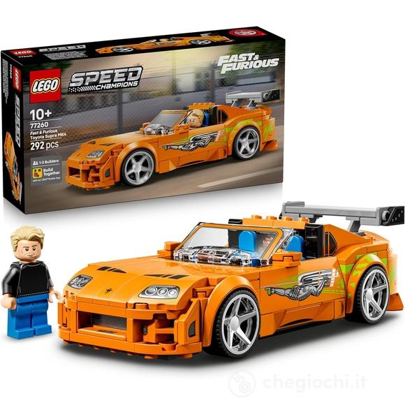 LEGO Speed Champions 77260 The Fast and The Furious Toyota Supra MK4, Macchina Giocattolo con Minifigure, Regalo STEM da 10+