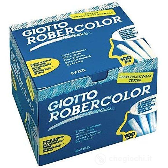 Astuccio 100 Gessi Giotto Robercolor Bianchi