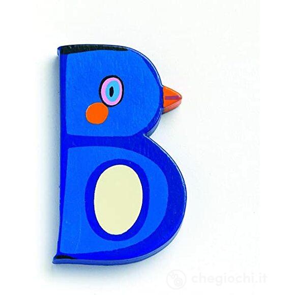 B - Lettera animale legno (DD04841)
