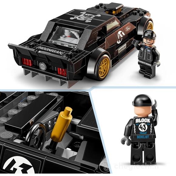 LEGO Speed Champions 77262 Ford Mustang ‘65 Hoonicorn V1 di Ken Block, Macchina Giocattolo con Minifigure, Regalo Bambini 9+