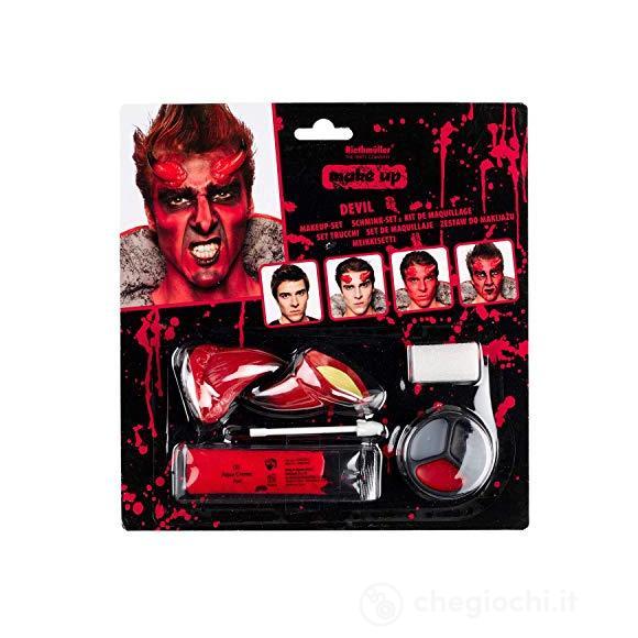 Amscan: Halloween-Make Up Devil H. Kit Trucco Diavolo