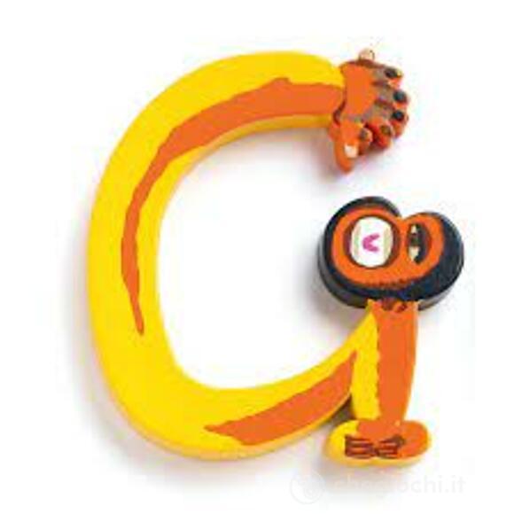 G - Lettera animale legno (DD04846)