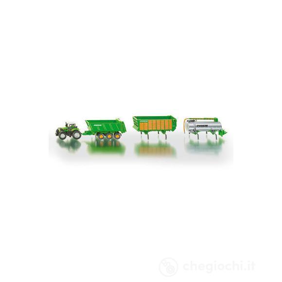 Trattore con rimorchio 1:87