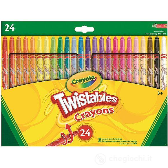 24 Pastelli Gira e Colora Twistable (52-8501)