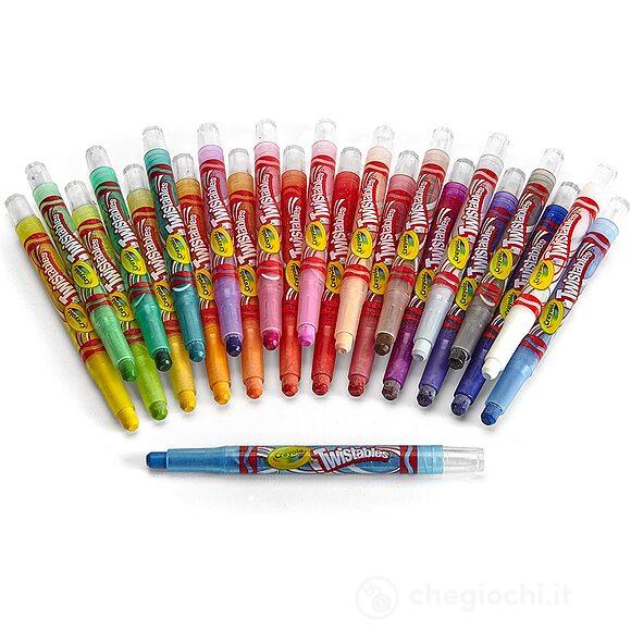 24 Pastelli Gira e Colora Twistable (52-8501)