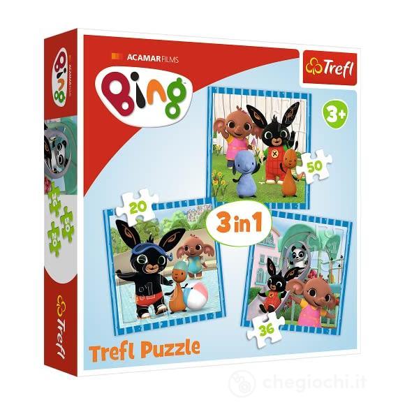 Bing: Trefl - Puzzle 3In1 - Having Fun With Friends