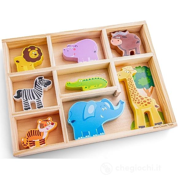 Animali Safari In Box Legno (11851)