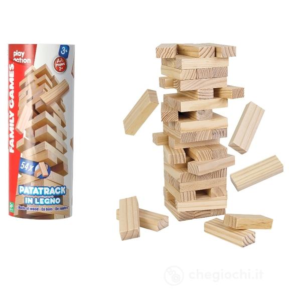Gioco Patatrack In Legno 54pz In Tubo