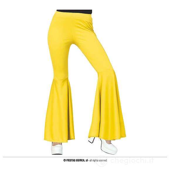Pantaloni A Campana Gialli Taglia M (16856)