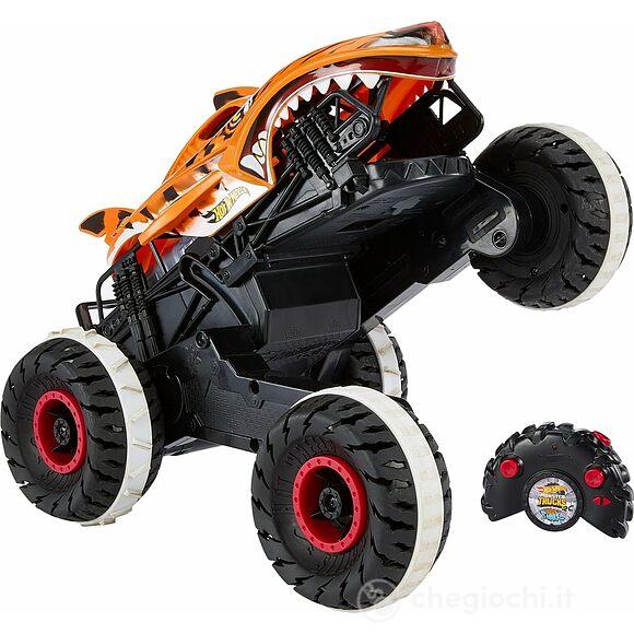 Hot wheels Monster Trucks - Tiger Shark veicolo radiocomandato (HGV87)