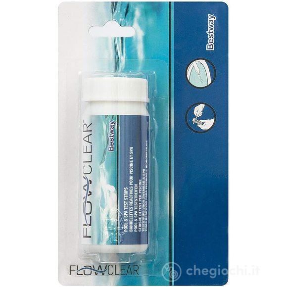 Strisce Test 3 Funzioni acqua piscina: Cloro, pH e Alcalinità (58142)