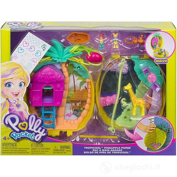 Polly Pocket Cofanetto Borsetta dei Segreti Ananas (GKJ64)