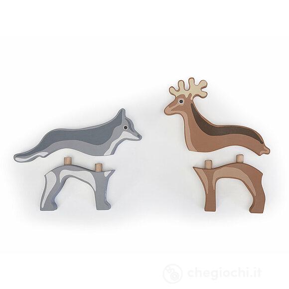 Mix & Match Lupo e Cervo Dolomiti (4 pz)  (87865)