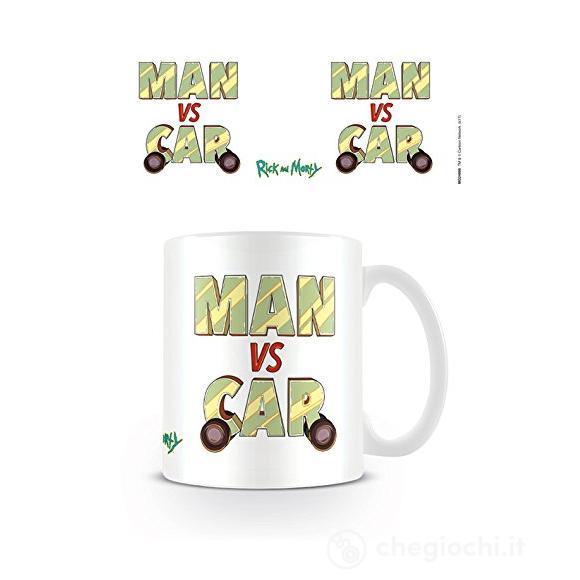 Rick And Morty - Man Vs Car Tazza