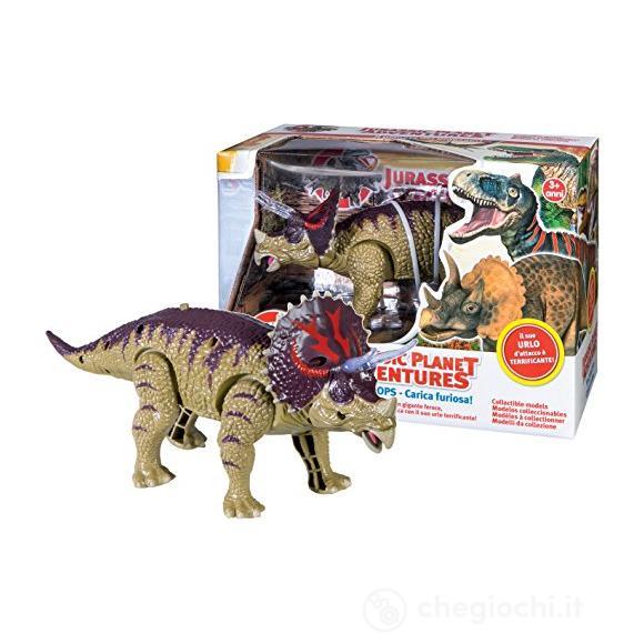 Dinosauro Triceratopo luci e suoni - Jurassic Adventures (9868)