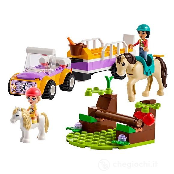 Rimorchio con cavallo e pony (42634)