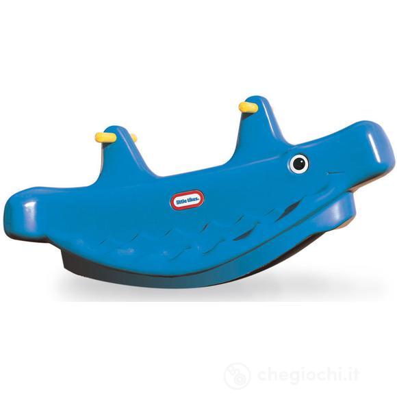 Balena a dondolo blu